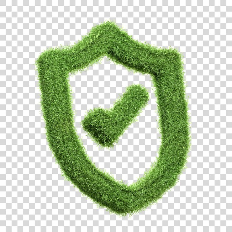 PSD grünes gras mit textur in einem schild, das auf einem weißen hintergrund isoliert ist. 3d-render-illustration