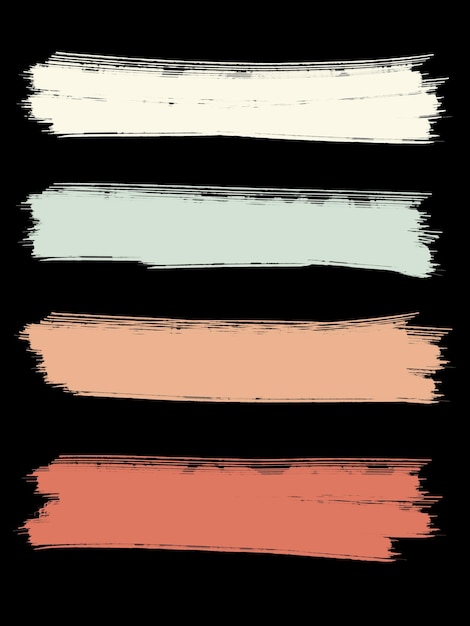Grunge border splashes cornici di testo isolate su uno sfondo nero