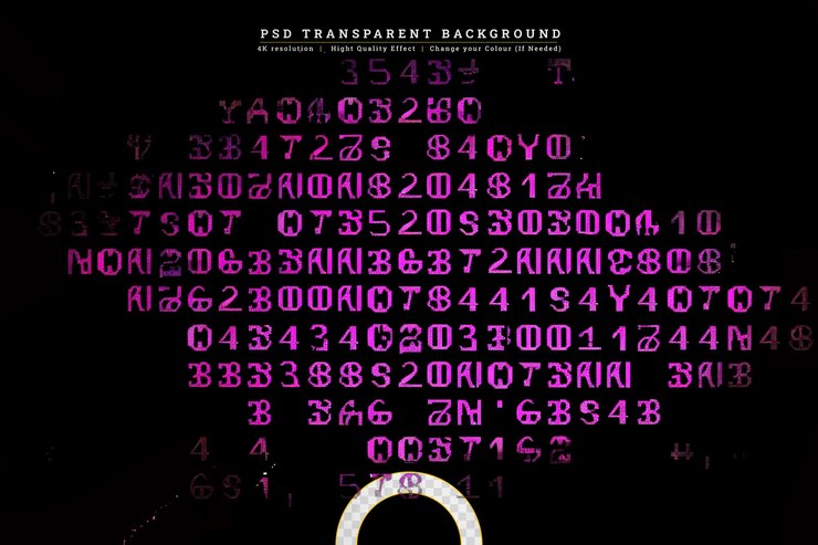 PSD grunge halftone dots vector texture on transparent background
