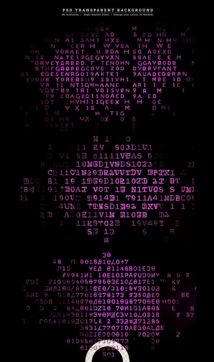 PSD grunge halftone dots vector texture on transparent background