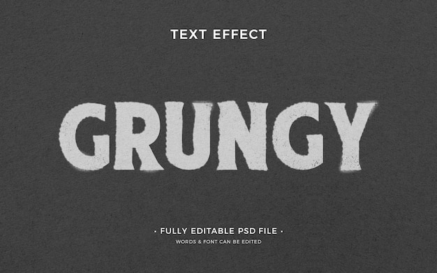 PSD grunge-texteffekt