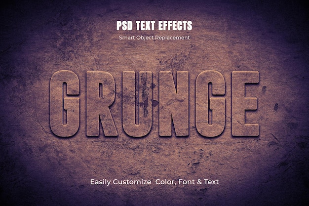 PSD grunge-texteffekt