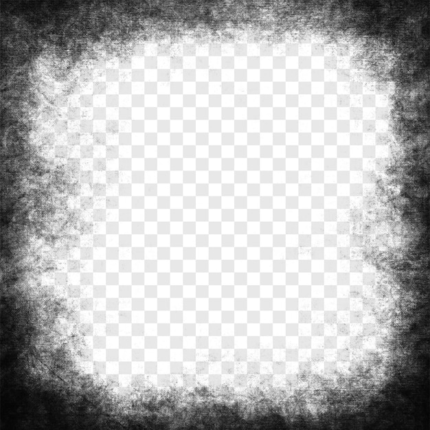 Grunge texture background isolated on transparent background
