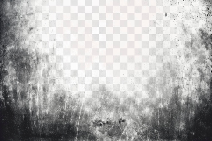 PSD grunge textured transparent background