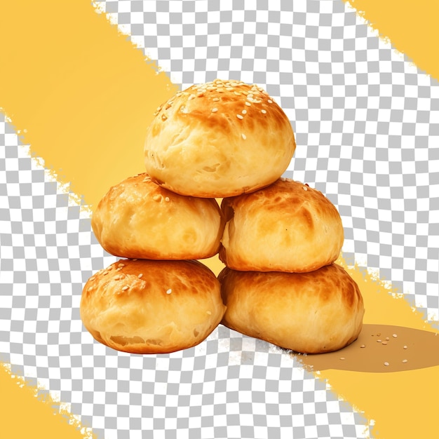 PSD un grupo de panes con un fondo amarillo y un fondo blanco y amarillo