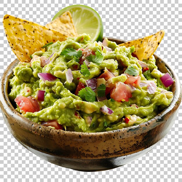 PSD guacamole png com fundo transparente