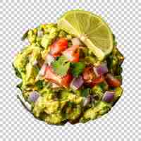 PSD guacamole png con fondo transparente