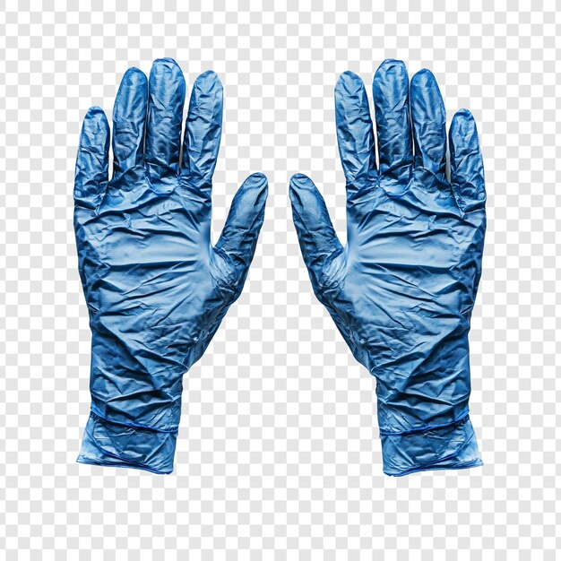 Guantes de látex azules