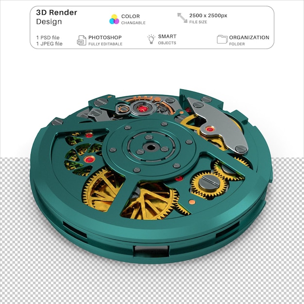 Guarda la modellazione 3D PSD
