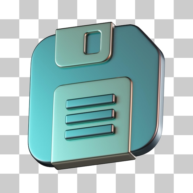 PSD guardar icono 3d