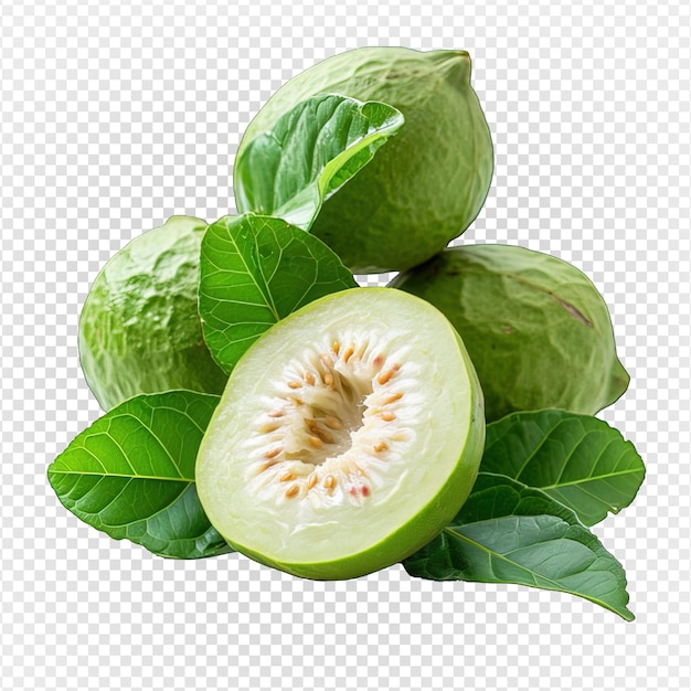 PSD guava isoliert auf durchsichtigem hintergrund guava-früchte png generative ai
