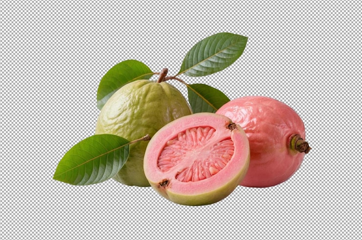 PSD guava rosa vibrante e succosa bontà