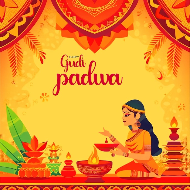 Gudi Padwa Festa tradizionale indiana