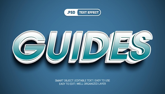 Guide 3d Text Effect