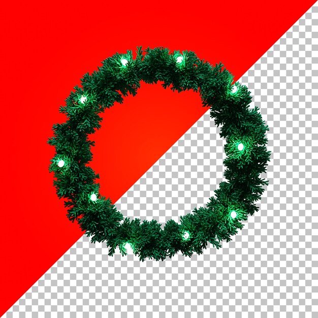 Guirlanda de natal ilustração 3d