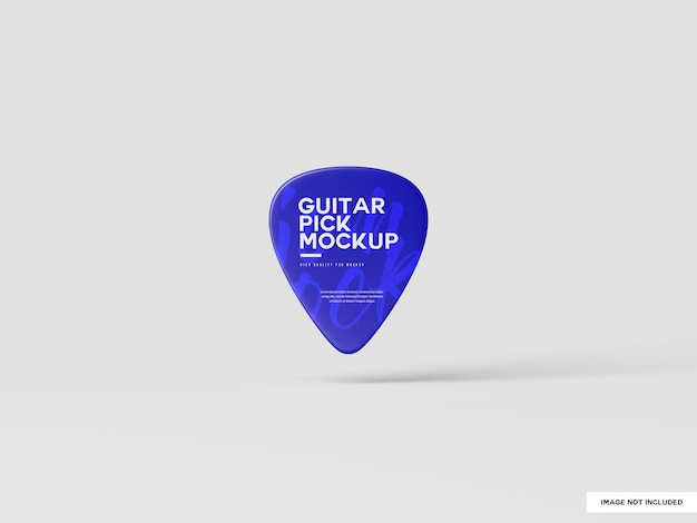 PSD guitar pick mockup