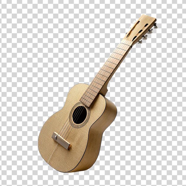 PSD guitare acoustique isolée sur un fond transparent