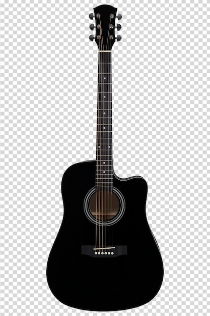 Guitare guitare guitare guitare guitare, une guitare noire fond transparent png clipart