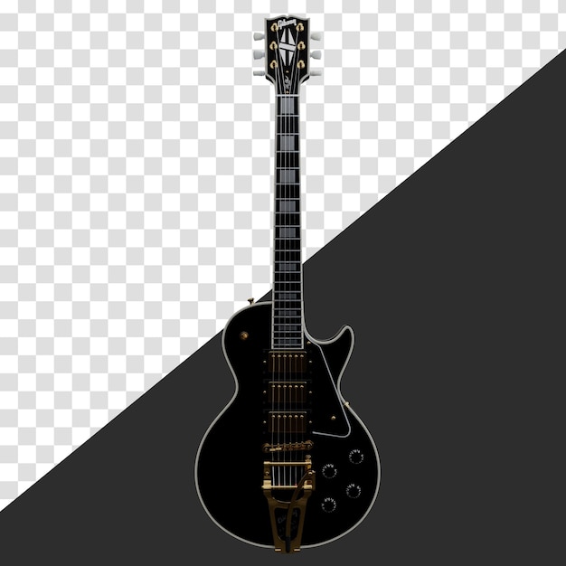 PSD guitarra eléctrica aislada