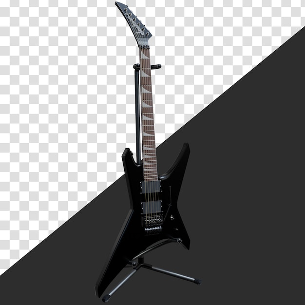 PSD guitarra eléctrica negro