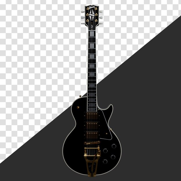 PSD guitarra elétrica isolada