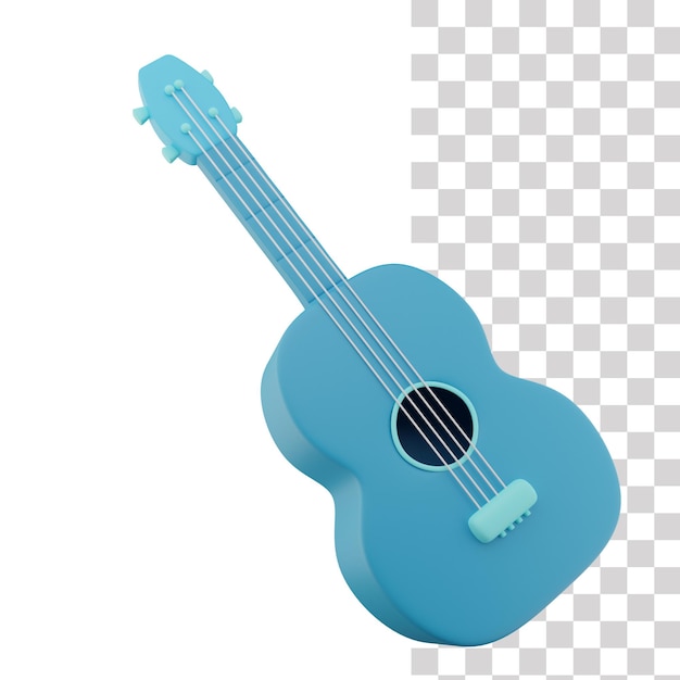 Guitarra ícone 3d