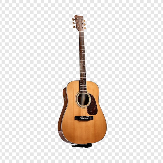 Guitarra isolada em fundo transparente
