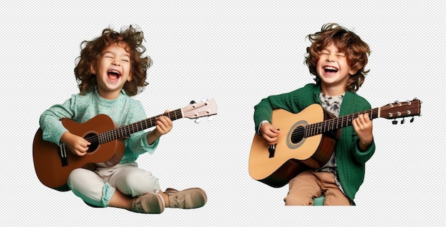 PSD guitarra para niños