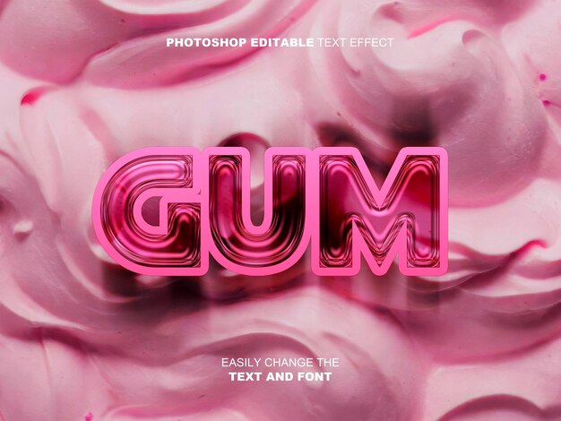 Gum psd editar texto