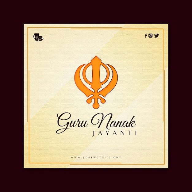 PSD guru nanak jayanti 01 (el día del nacimiento de guru nanak)