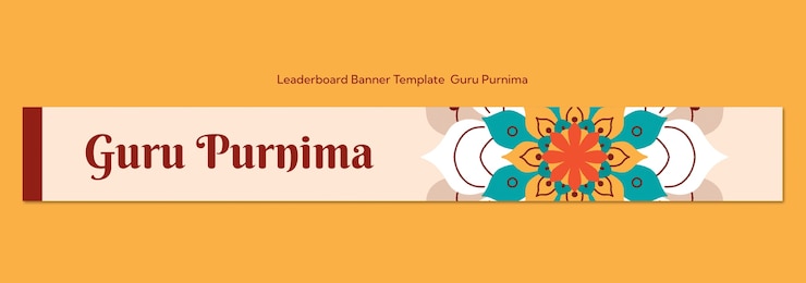 PSD guru purnima vorlage-design