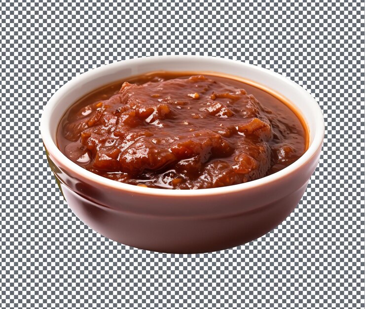 PSD gustoso e delizioso chutney imli isolato su sfondo trasparente