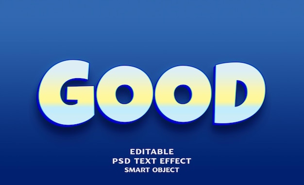 GUT 3D-Text-Effekt-Design