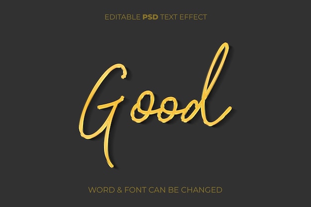 Guter Effekt im 3D-Textstil