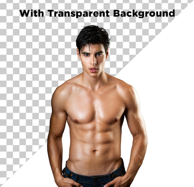 Gym Freak Body Builder PNG-PSD-Foto