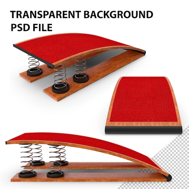 PSD gymnastic spring board png