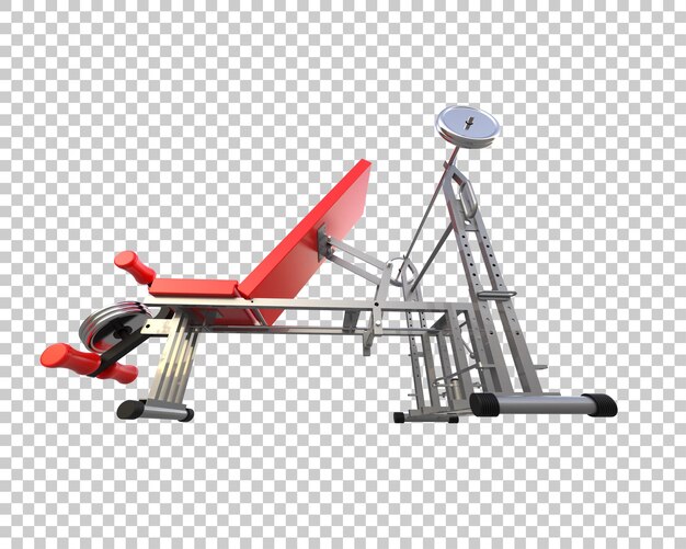 PSD gymnastikgeräte isoliert auf dem hintergrund 3d-rendering-illustration
