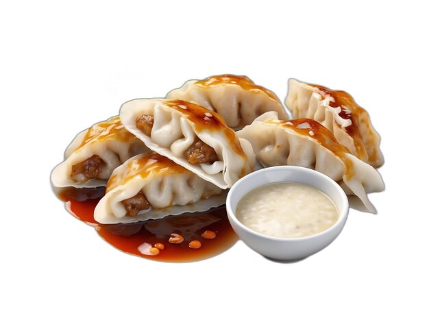 PSD gyoza psd sur un fond blanc