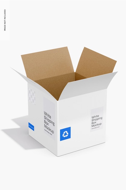 Se ha abierto la maqueta de la caja blanca.