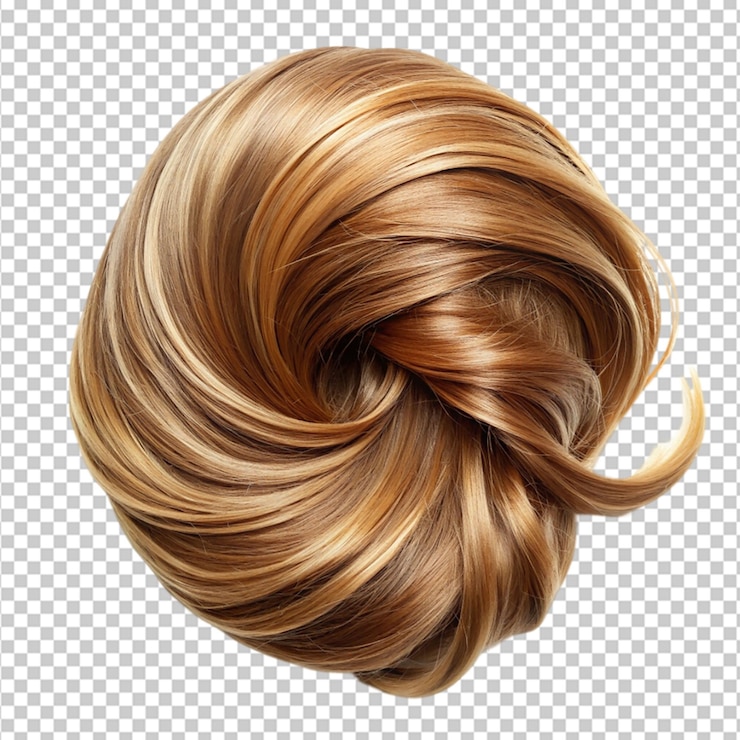 PSD haare auf durchsichtigem hintergrund