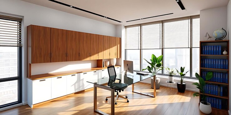 PSD habitación moderna y elegante con una decoración elegante