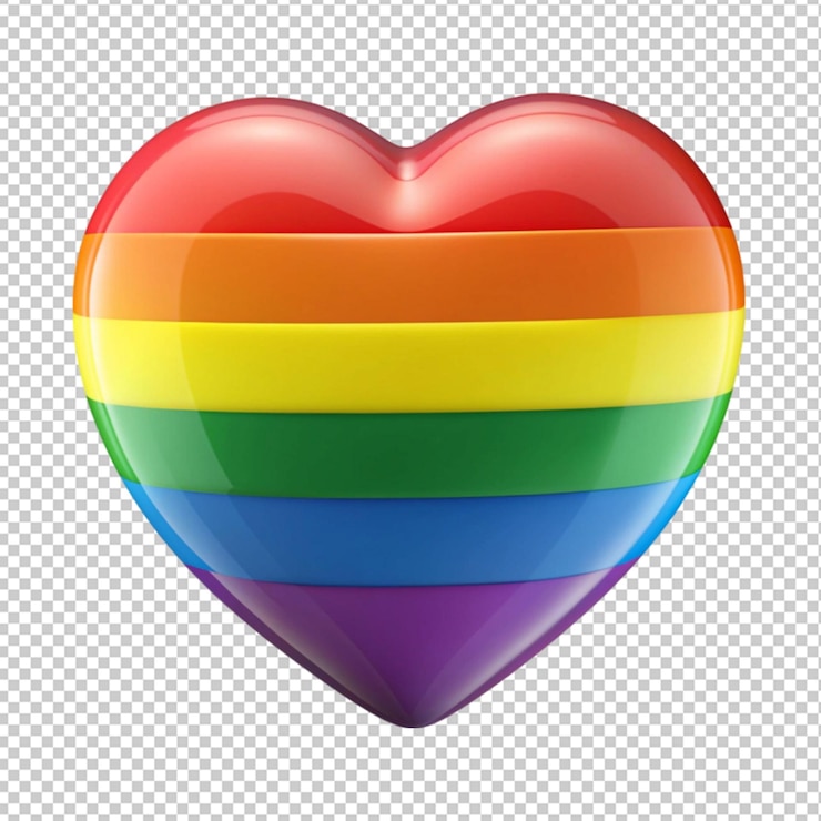 PSD hacer legítimo el orgullo en el icono del corazón