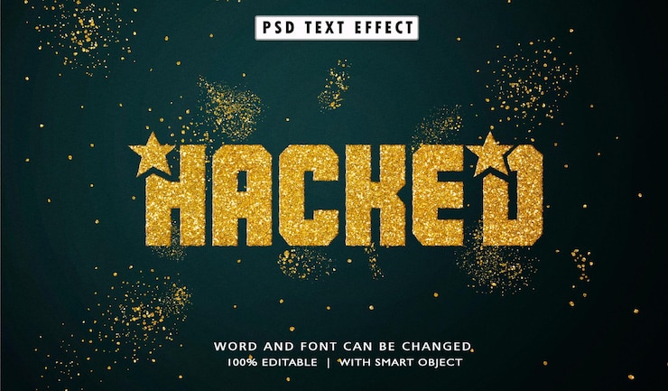 PSD hackedtexteffect (efecto de texto hackeado)