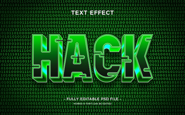 hacker text effect