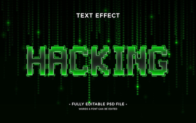 Hacker-Text-Effekt.