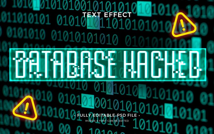 PSD hacker-texteffekt