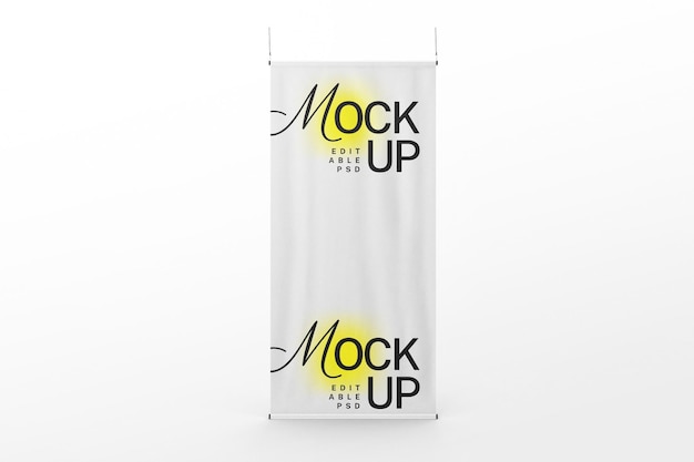 Hängebanner-Mockup-Vorlage im PSD-Design