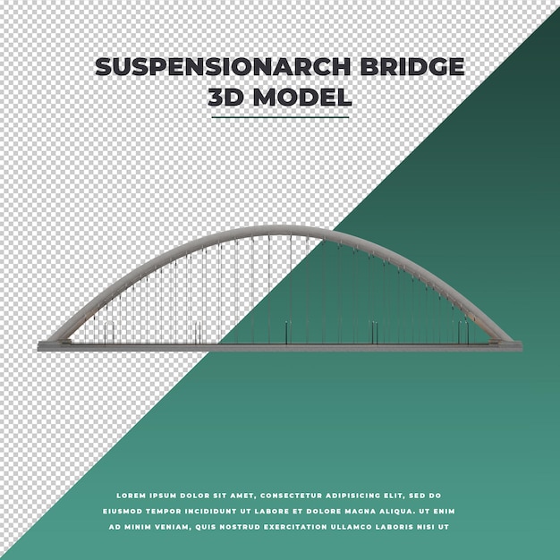 PSD hängebogenbrücke