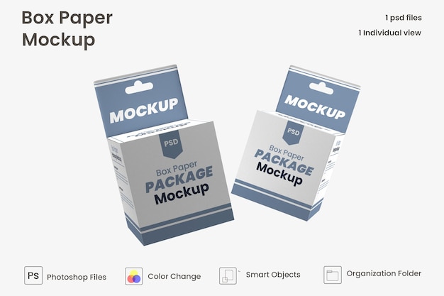 Hängebox mockup premium psd
