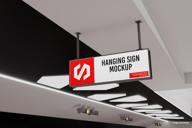 Hängeschild-Mockup